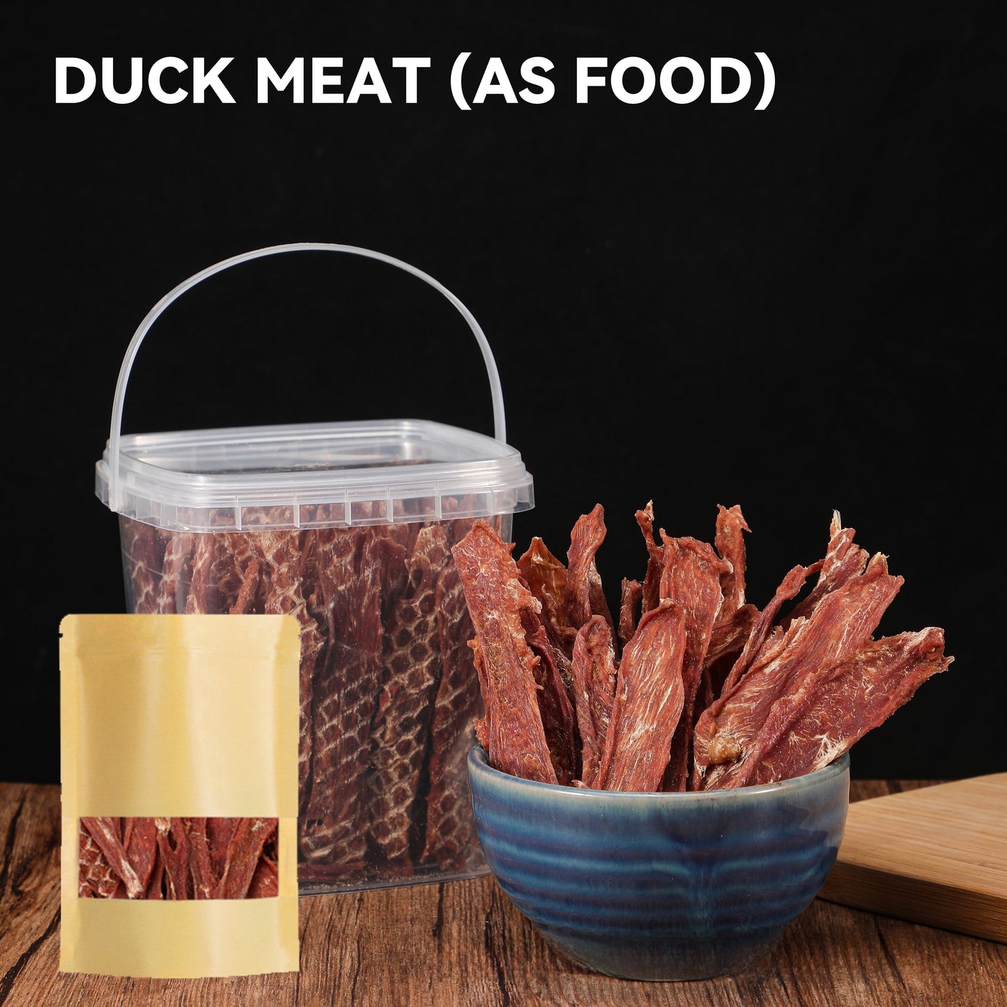 Delicious Handmade Jerky - Premium Pet Snacks for Cats and Dogs, Made with Chicken Breast, Duck Breast, and Jerky for Reward Training