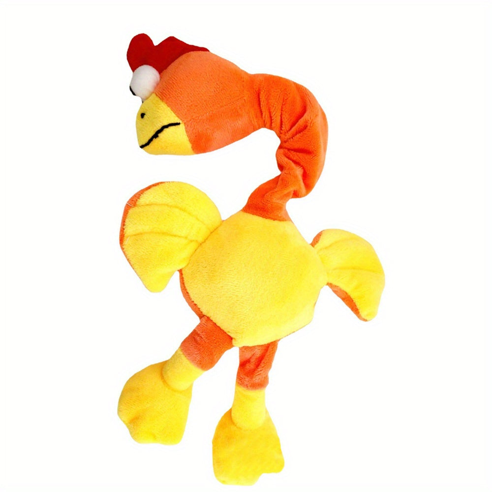 1pc Adorable Bird-Shaped Interactive Pet Toy - Soft Squeaky Plush Design for Grinding Teeth, Chewing, and Playing - Durable Dog Supply for Fun and Exercise