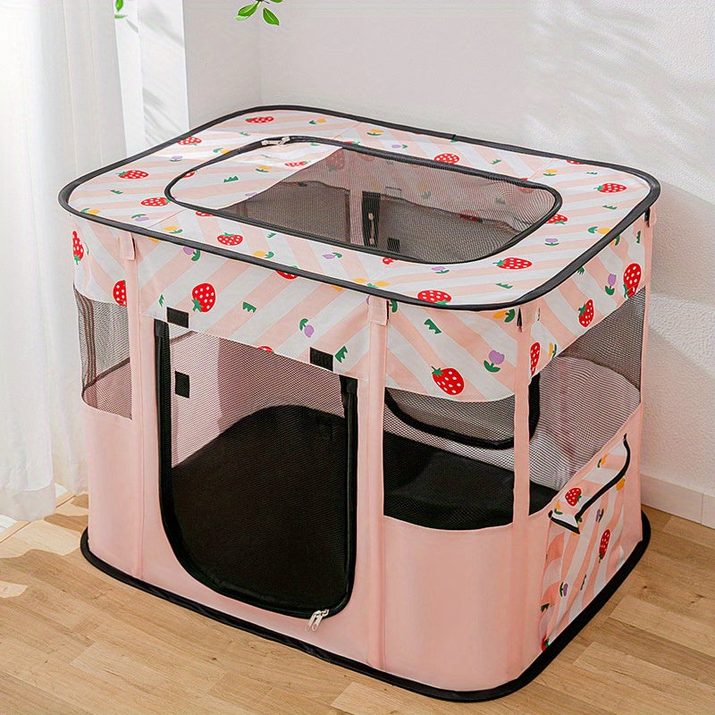 Portable Foldable Pet Playpen Collapsible Crates Kennel Playpen For Dog Cat And Rabbit &Travel Playpen, Portable Pet Play Pens, Dog And Cat Playpen Foldable, Dog Tent Puppy Playground For Puppy Indoor/Outdoor (M.L.XL.XXL).