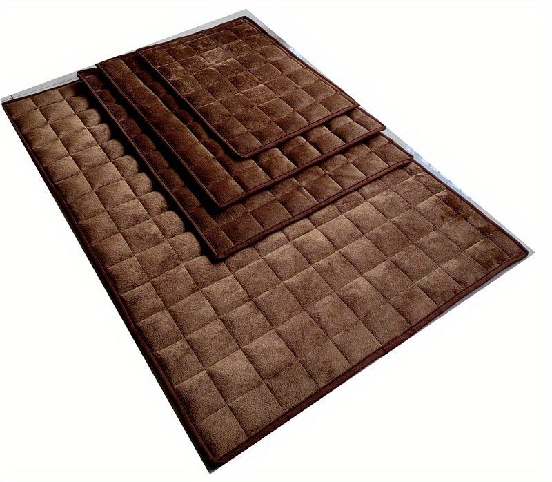 1pc Cozy Plush Cat Bed Mat - Thick, Self-Heating, Non-Slip, Soft Kennel Pad for Pet Sleeping - Orthopedic Support, Easy Cleaning, and Durable Pet Bed for Cats and Small Dogs