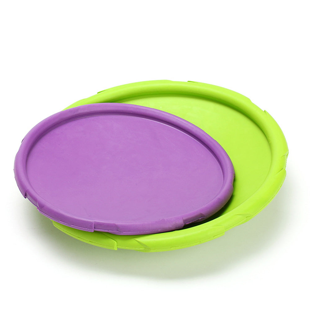 5.91/7.09/8.66inch Rubber Dog Flying Disc Pet Puppy Outdoor Sports Game Training Interactive Toy Bite Resistant Dogs Chew Flying Disc