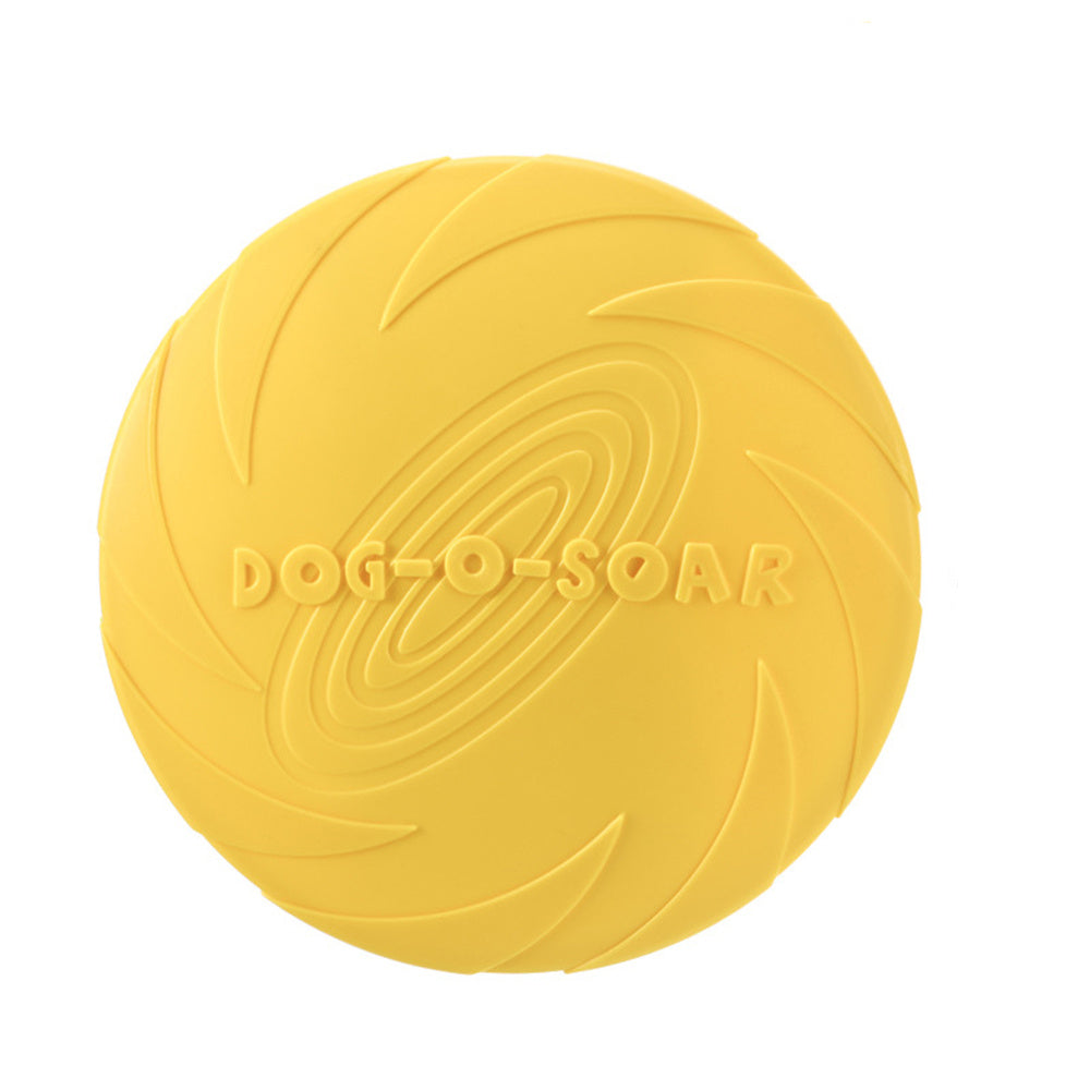 5.91/7.09/8.66inch Rubber Dog Flying Disc Pet Puppy Outdoor Sports Game Training Interactive Toy Bite Resistant Dogs Chew Flying Disc