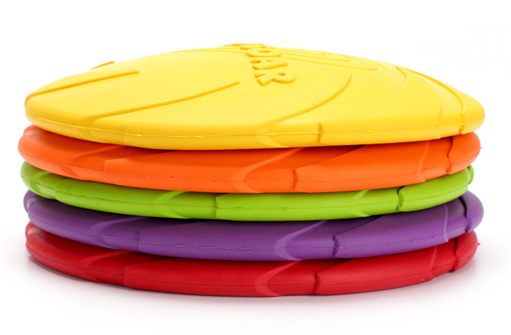 5.91/7.09/8.66inch Rubber Dog Flying Disc Pet Puppy Outdoor Sports Game Training Interactive Toy Bite Resistant Dogs Chew Flying Disc