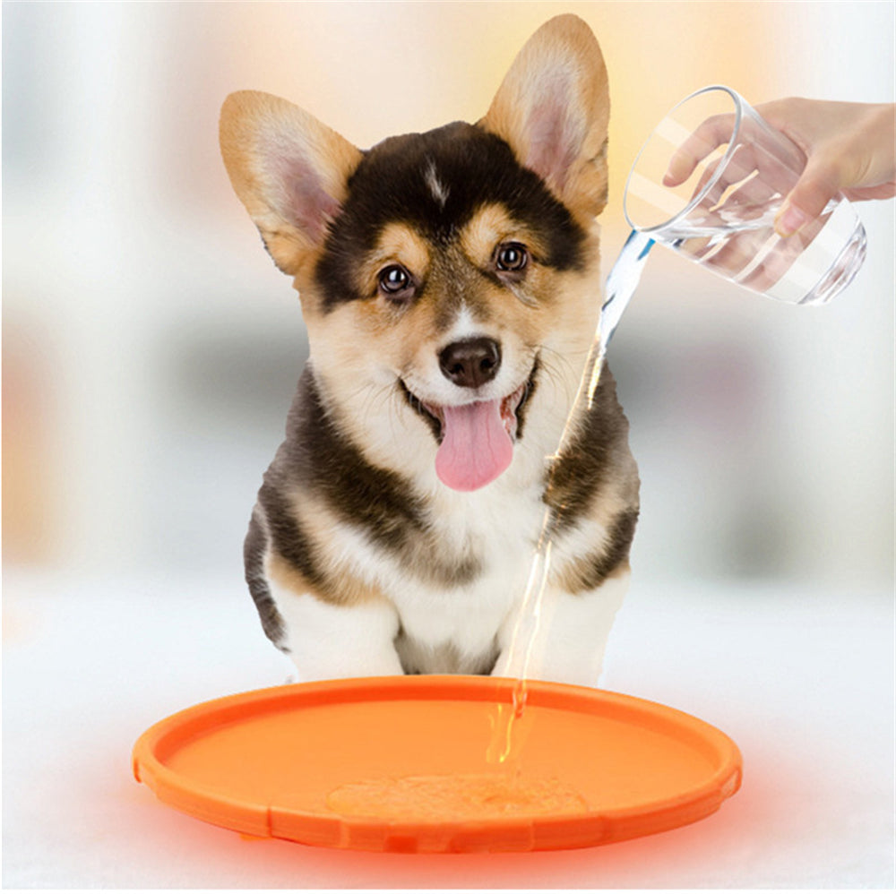 5.91/7.09/8.66inch Rubber Dog Flying Disc Pet Puppy Outdoor Sports Game Training Interactive Toy Bite Resistant Dogs Chew Flying Disc