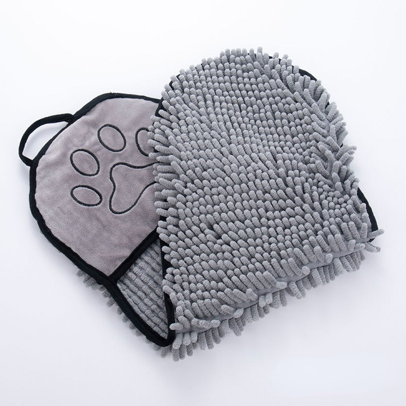 Pet Towel For Dog & Cat, Highly Absorbent Quick Dry Dog Bath Towel With Hand Pockets Design, Pet Cleaning Supplies