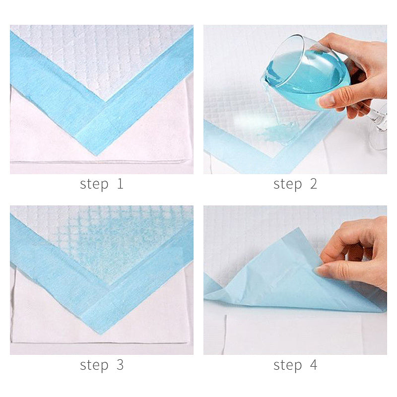 50/100pcs Dog Disposable Urine Pads, Dog Diapers High Absorbent Pet Cage Pads Puppy Potty Training Pads