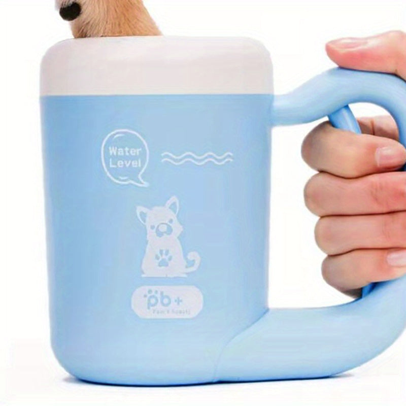 GroomMate Paw Cleaning Cup for Dogs & Cats - Gentle, Convenient Pet Care Solution, Non-Electric, Plastic, Dog Paw Cleaner, Premium