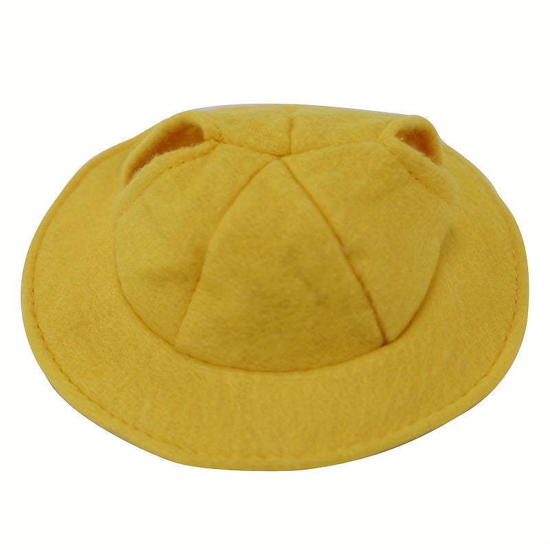 Cute Solid Color Pet Rabbit Hat Cat Dress Headgear Funny Small Pet Photo Props