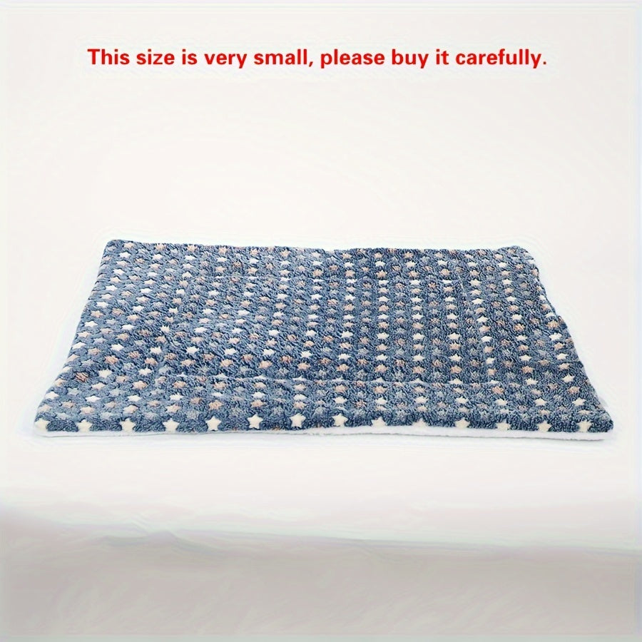 Quilted Luxury Dog Sleep Mat - Ultra-Soft & Warm, Washable for Autumn/Winter - Perfect Thickened Cushion for Pet Crates - Durable & Easy Care - Suitable for Small to Large Breeds