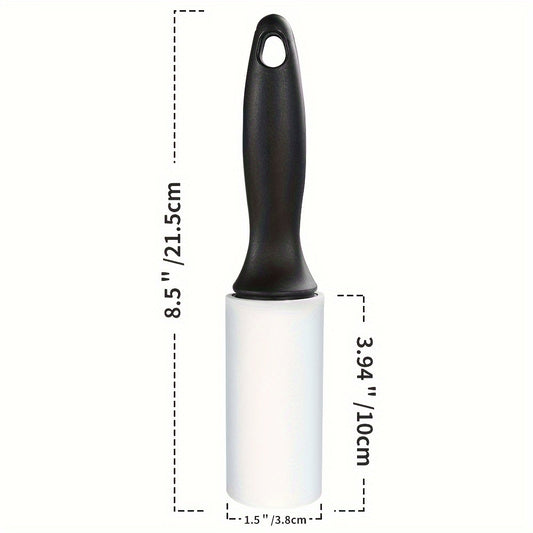 1 Handle With 4 Refills Pack 240 Sheet Sticky Lint Roller Pet Hair Remover For Clothes