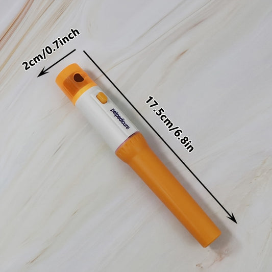 Pet Electric Nail Grinder - Durable Plastic, Battery-Powered, Safe for Dogs & Cats, Home Use, Pet Grooming Tool | Modern Design | Durable Plastic Grinder, Pet Nail Care, Without Battery