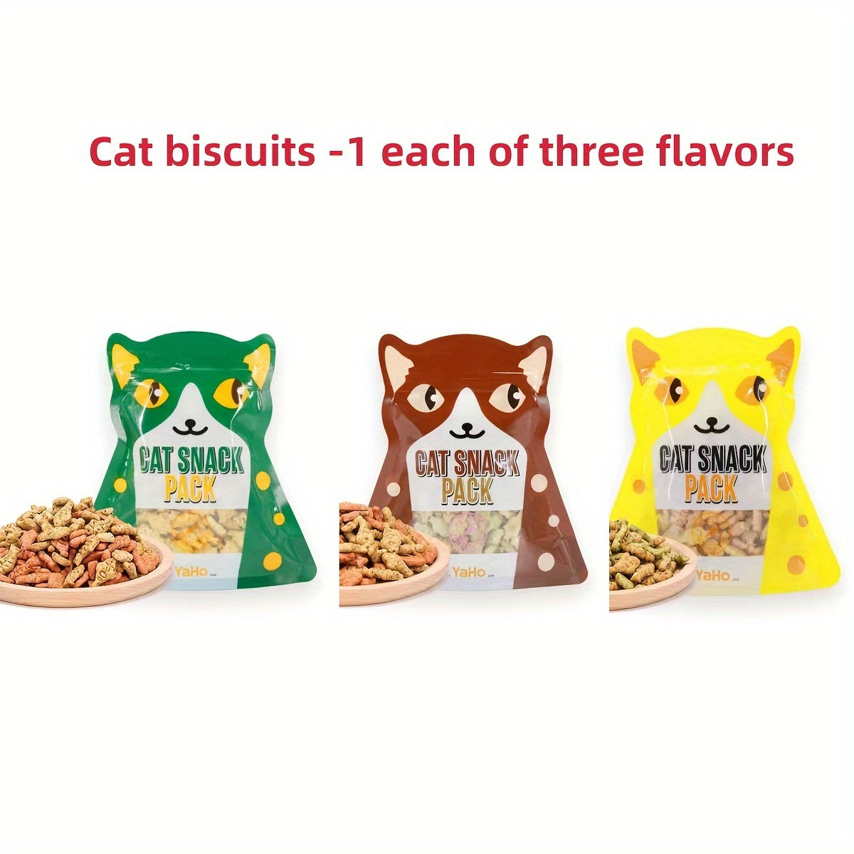 Cat Biscuits Salmon Snacks Chicken Tuna Multiplicity Nutrition Health Easy To Eat Digest Crispy Catnip Fish Biscuits Pet Snacks Cat Snacks Pet Food
