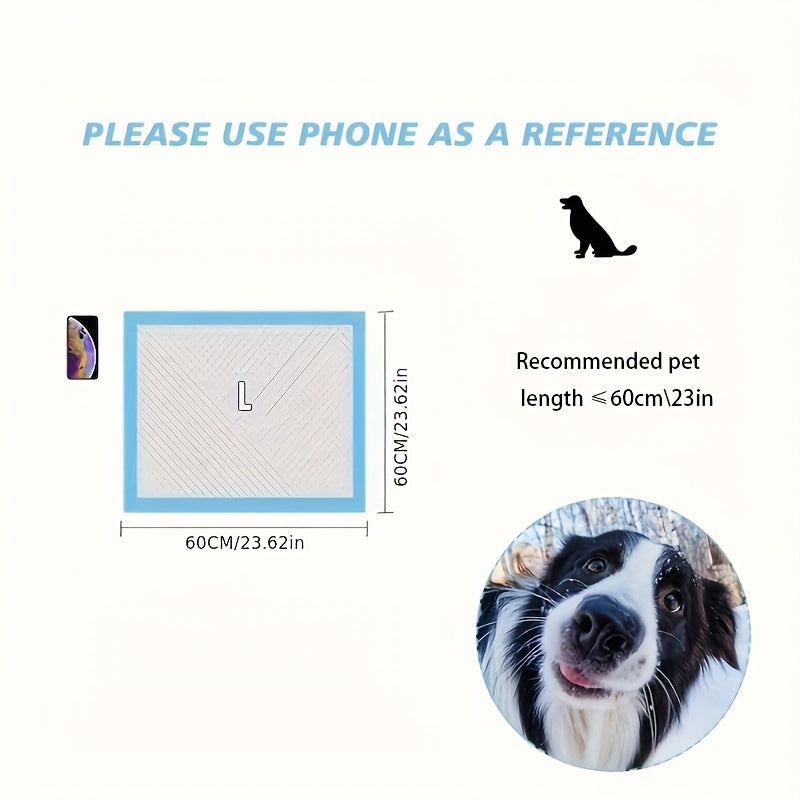 50/100pcs Dog Disposable Urine Pads, Dog Diapers High Absorbent Pet Cage Pads Puppy Potty Training Pads