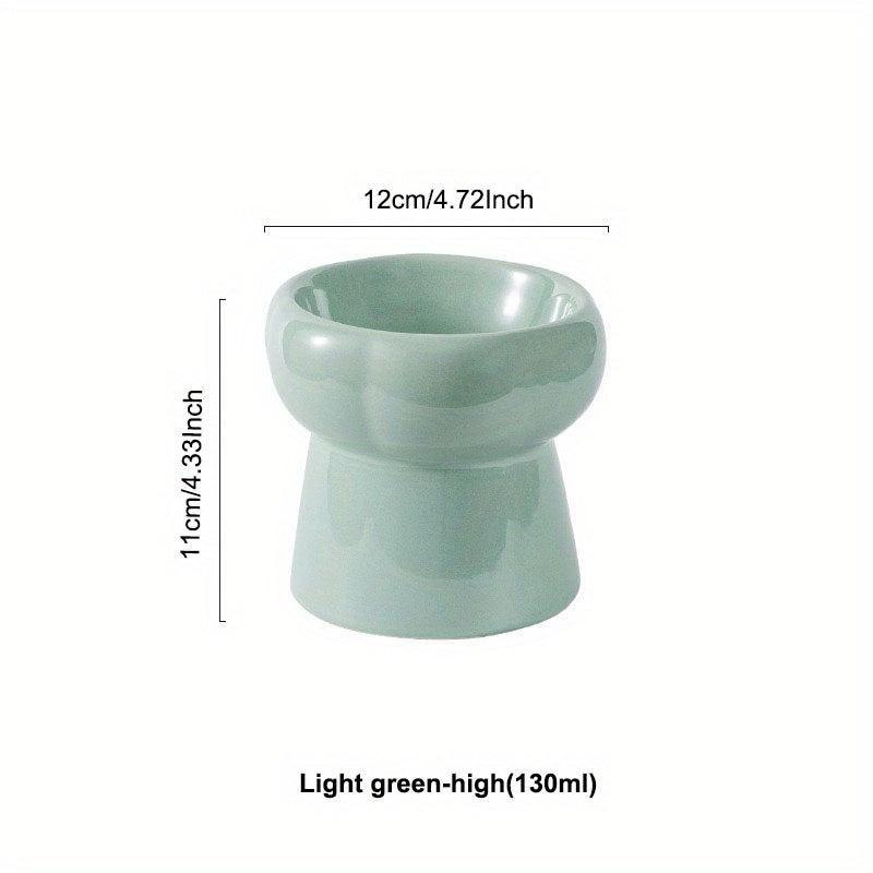 Ceramic Elevated Pet Bowls for Healthy Feeding and Hydration of Your Dog or Cat