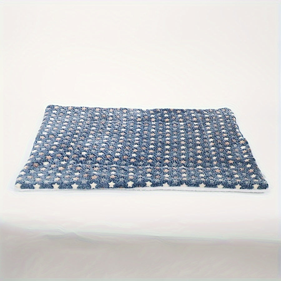 Quilted Luxury Dog Sleep Mat - Ultra-Soft & Warm, Washable for Autumn/Winter - Perfect Thickened Cushion for Pet Crates - Durable & Easy Care - Suitable for Small to Large Breeds