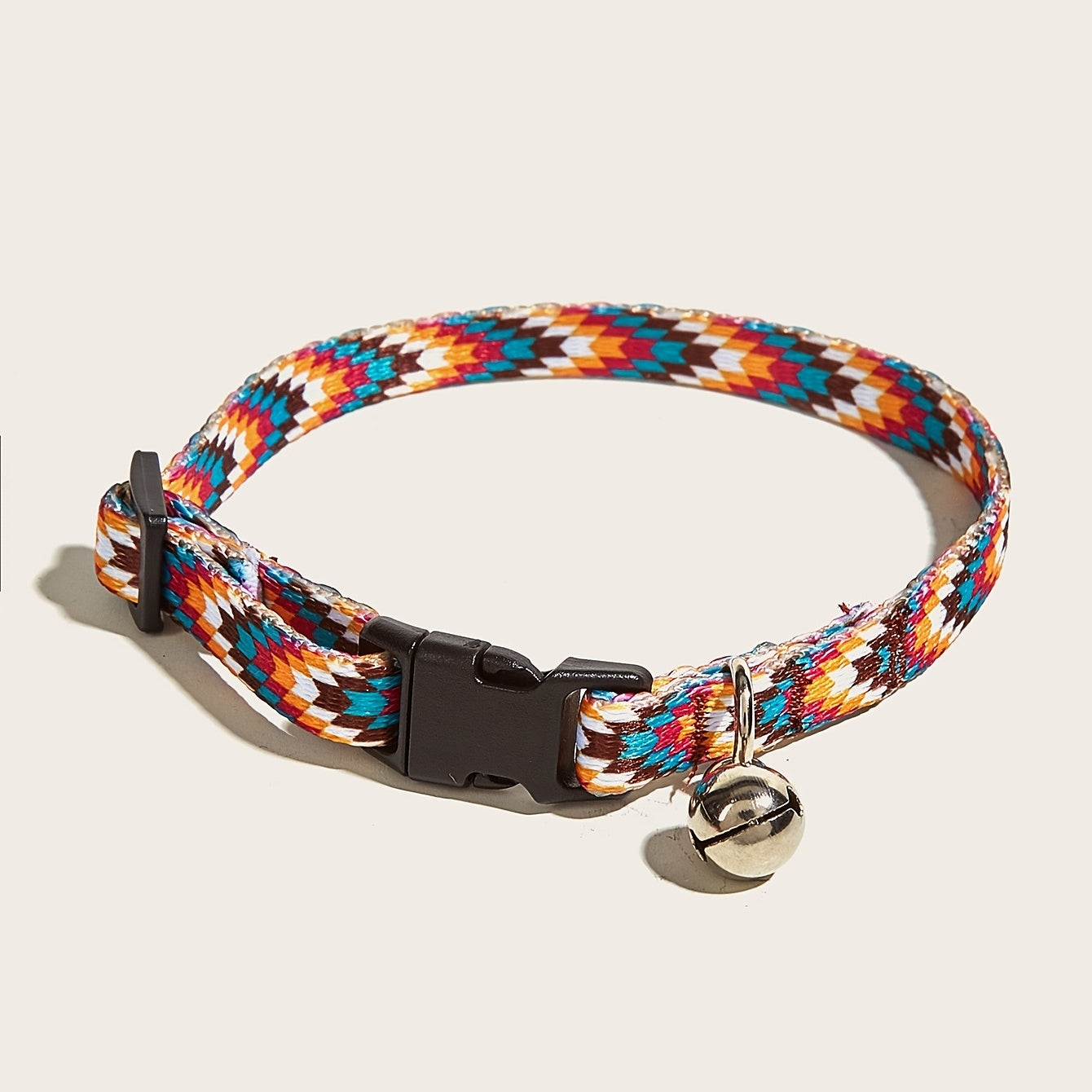 Adjustable Pet Collar with Bell for Dogs and Cats - Adorable and Stylish Pet Accessory