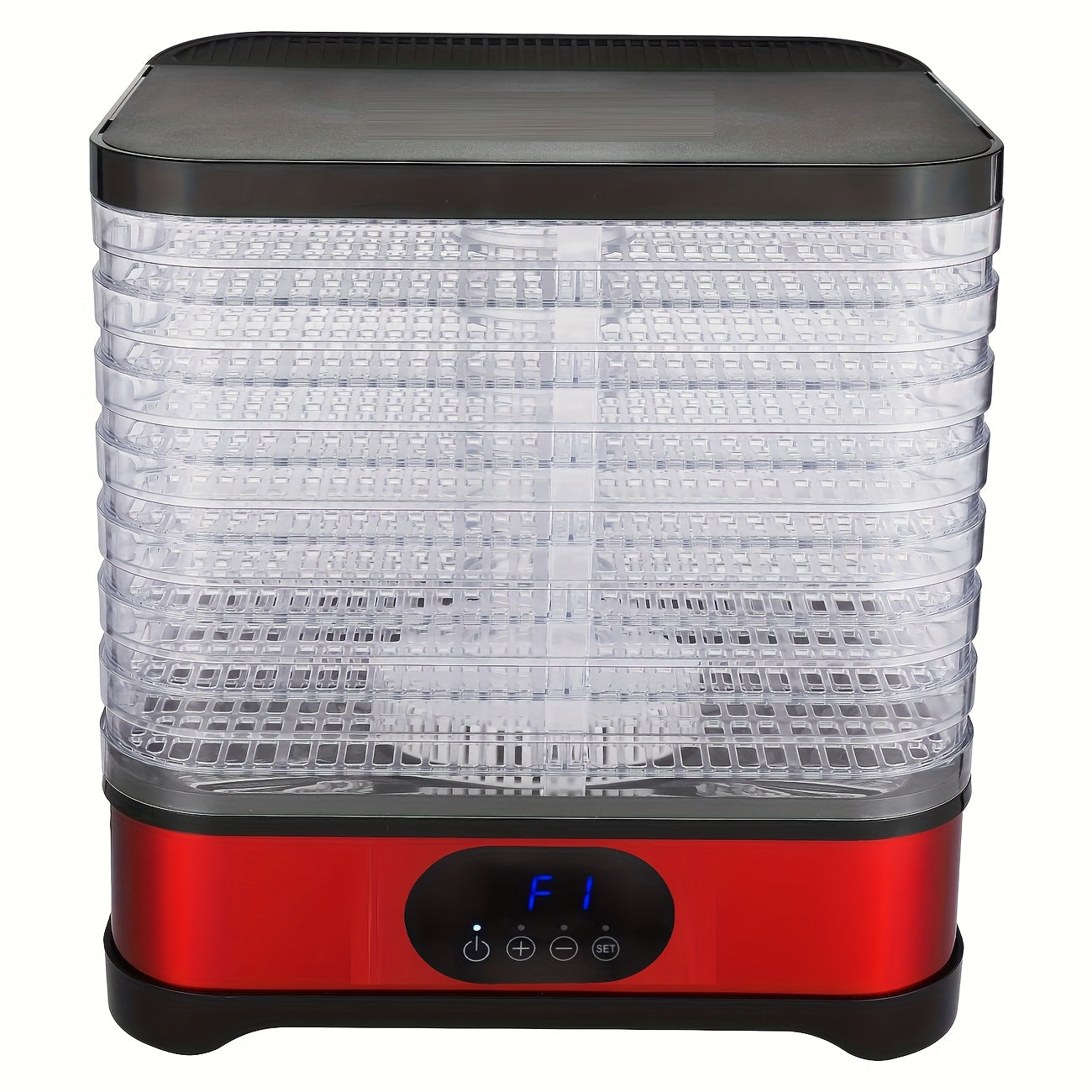8-layer Food Dehydrator 400W Household Food Dryer, Dried Meat And Fruit Dryer, Used for Dried Meat, Fruit, Vanilla, Vegetables, Pet Snacks, Etc. Electric Food Fresher, 72-hour Timing, Adjustable Temperature And Wind Force, St