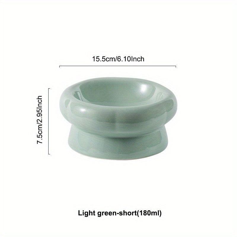 Ceramic Elevated Pet Bowls for Healthy Feeding and Hydration of Your Dog or Cat
