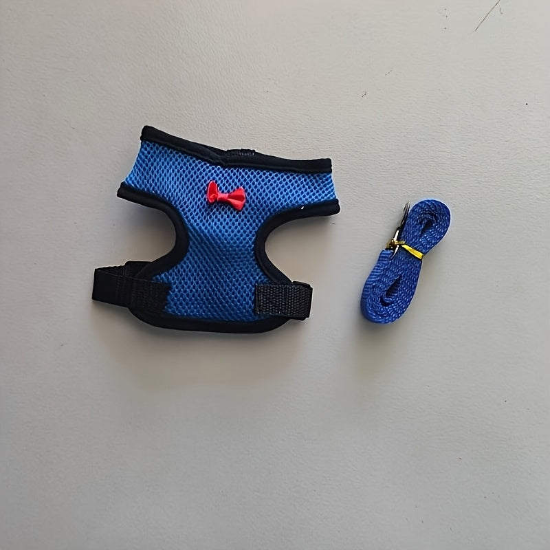 New Chicken Chest Harness Adjustable Chicken Leash Comfortable Breathable Elastic Chicken Vest for Poultry Pet Training Supplies