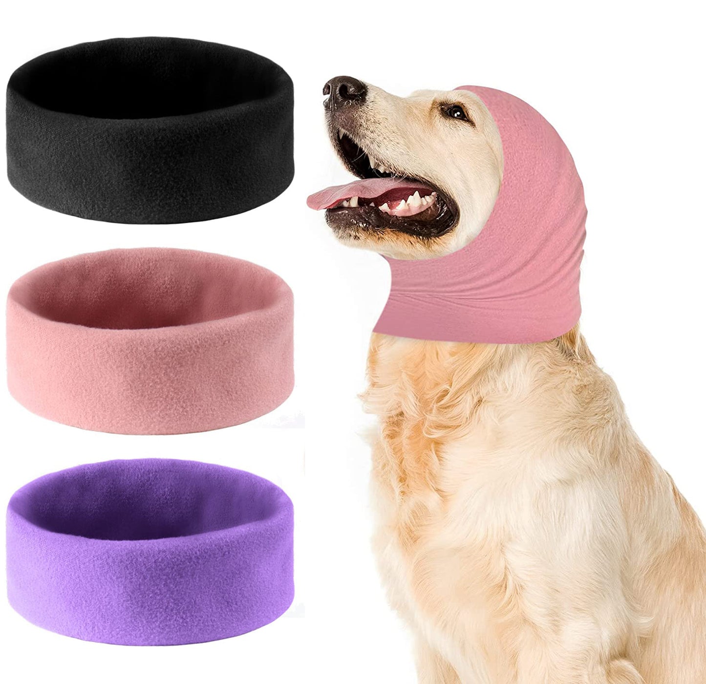 Dog Ear Muffs Noise Cancelling Pet Soundproof Headphones for Small to Medium Dogs and Puppies, Anti-Scratch Protective Covers with Wind Protection, Dog Ear Protection for Ears, Pet Ear Cover Extra Small, Dog Ear Support, Ear