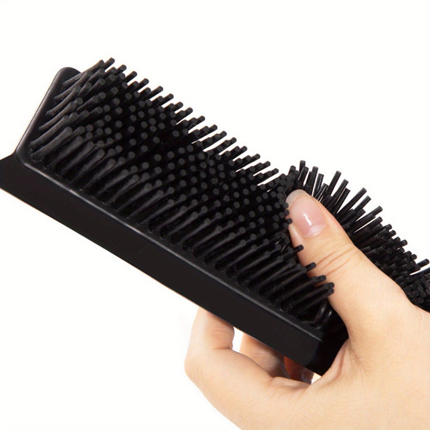 1pc Telescopic Pet Hair Remover Broom - Efficient Carpet Cleaner with Gentle Silicone Bristles - Flexible Handle for Dust & Hair Removal - Perfect Household Tool for Apartments, Dorms, and School Prep - Complete Cleaning Kit