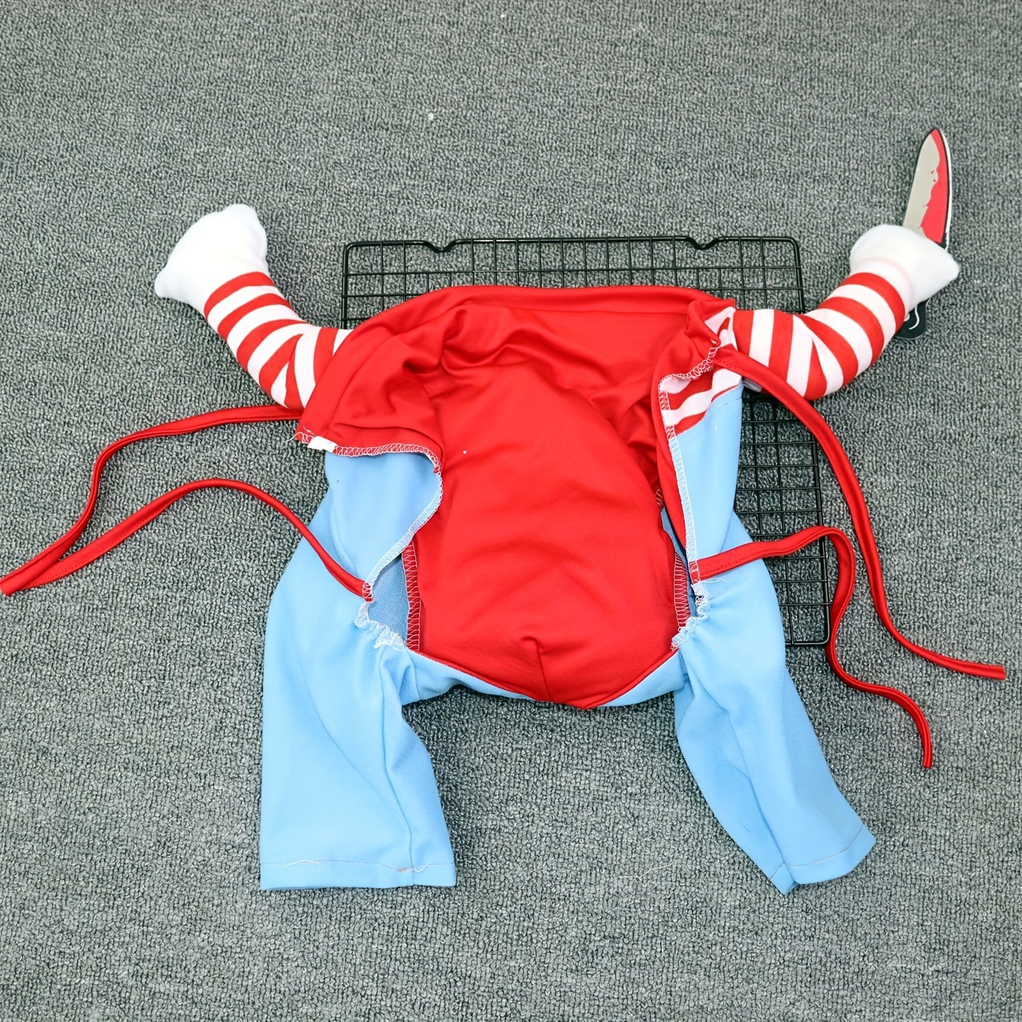 Spooky Pet Costumes for Medium & Large Dogs - Polyester Pullover Horror Theme Outfits for Christmas & Halloween - Woven, Easy to Wear, and Fun!