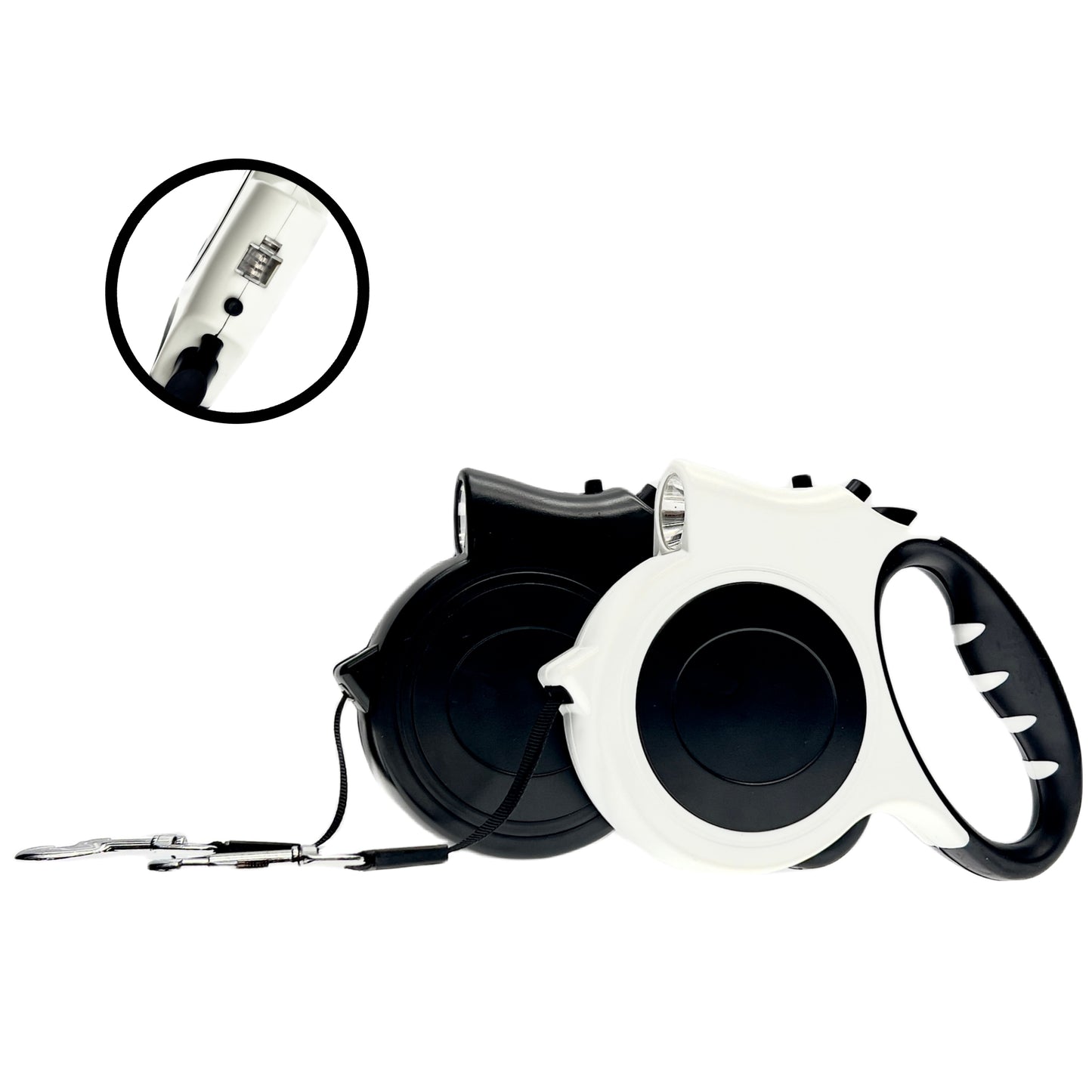 1pc Versatile 5M/16FT LED Retractable Dog Leash Illuminated Outdoor Pet Walking And Running Lead Adjustable Tractor Rope Design For Small And Medium-sized Dogs