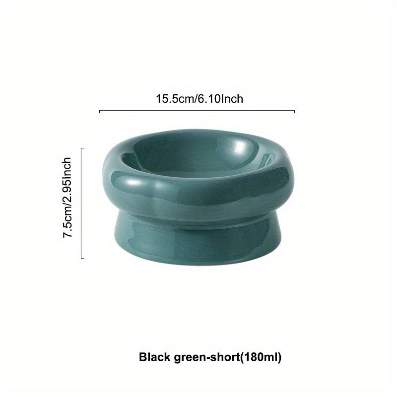 Ceramic Elevated Pet Bowls for Healthy Feeding and Hydration of Your Dog or Cat