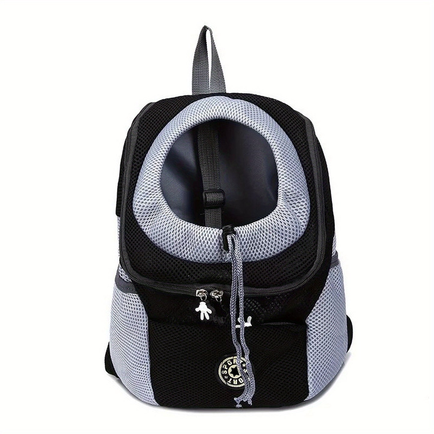 Portable Pet Pal Dog Carrier Backpack - Spacious Nylon Travel Bag with Zipper Closure for Hiking, Camping, and Outdoor Adventures - Comfortable, Ventilated, and Easy to Clean