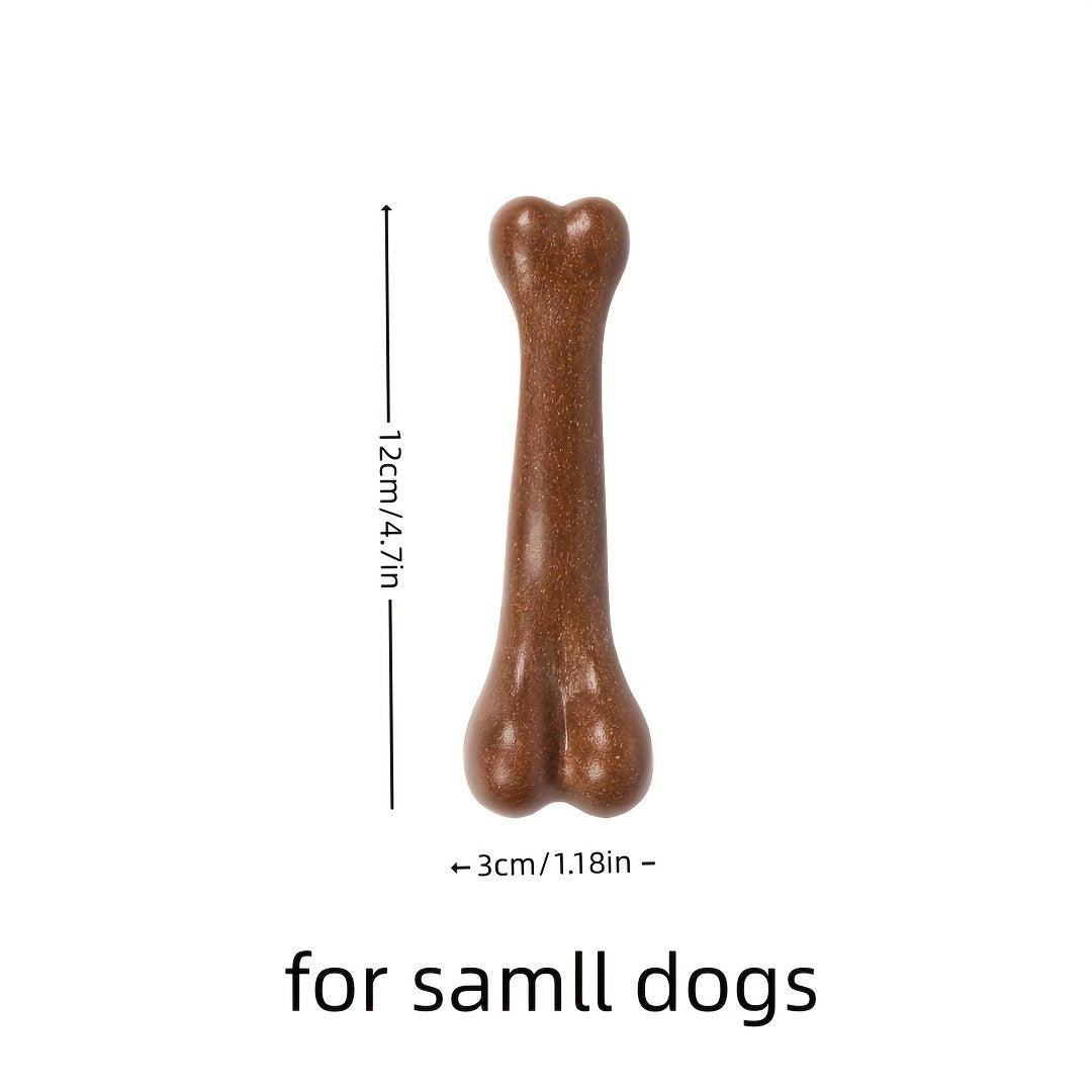 Durable Beef Flavored Dog Chew Toy, Polypropylene Bone Shaped Teeth Cleaning Chew for All Breed Sizes, Interactive Training Pet Toy for Oral Care and Dental Health