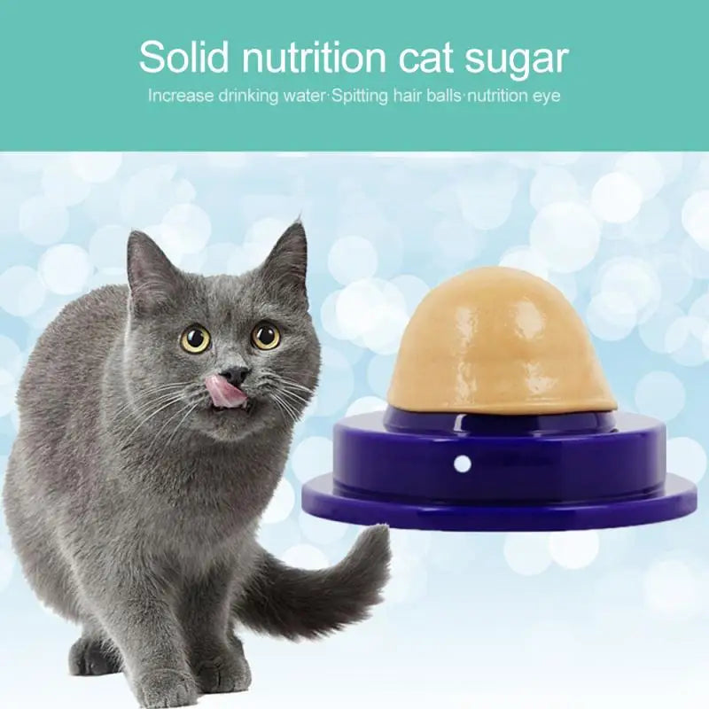 1Pcs Catnip Sugar Cats Snacks Licking Candy Nutrition Energy Ball Toys for Cat Kitten Playing Pet Cat Products