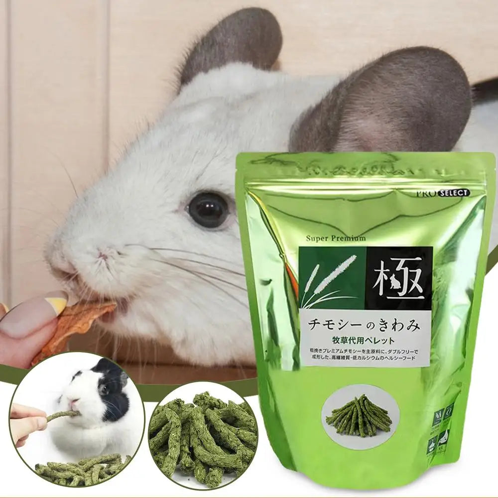 Pet Intestinal Health Snacks High-Fiber Staple Food Stick Molar Chew Toy for Rabbits Chew Sticks for Hamster Chinchilla Guinea