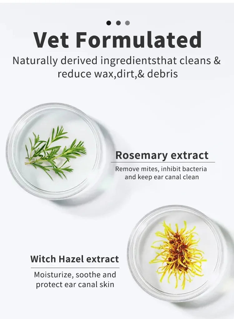 Pet cleaning products Ear cleaning wipes Ear care fingertips Ear mite removal Cat and dog ear cleaning pet products