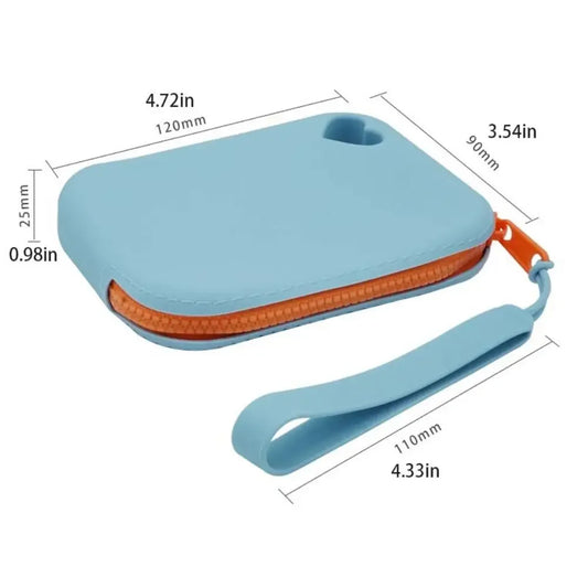 1 Silicone Dog Snack Bag, Portable Pet Snack Bag, Easy To Clean and Waterproof, Convenient Pet Food Bag for Outdoor Training