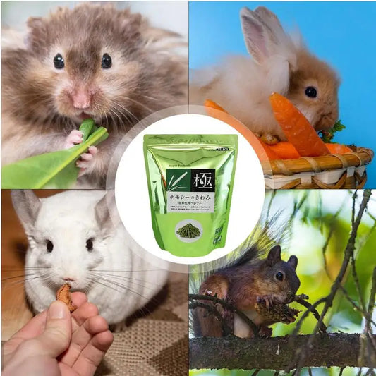 Pet Intestinal Health Snacks High-Fiber Staple Food Stick Molar Chew Toy for Rabbits Chew Sticks for Hamster Chinchilla Guinea