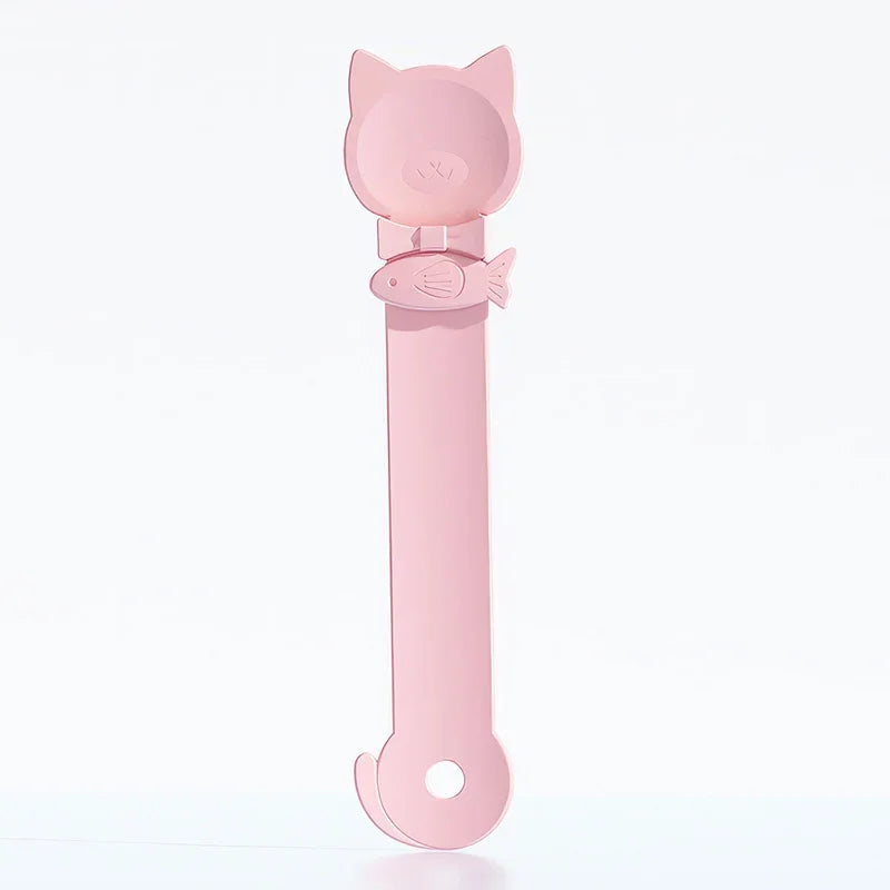 Cat tail shaped pet feed spoon Food spoon Cat strip squeeze feed dispenser indoor puppy kitten treat liquid food spoon