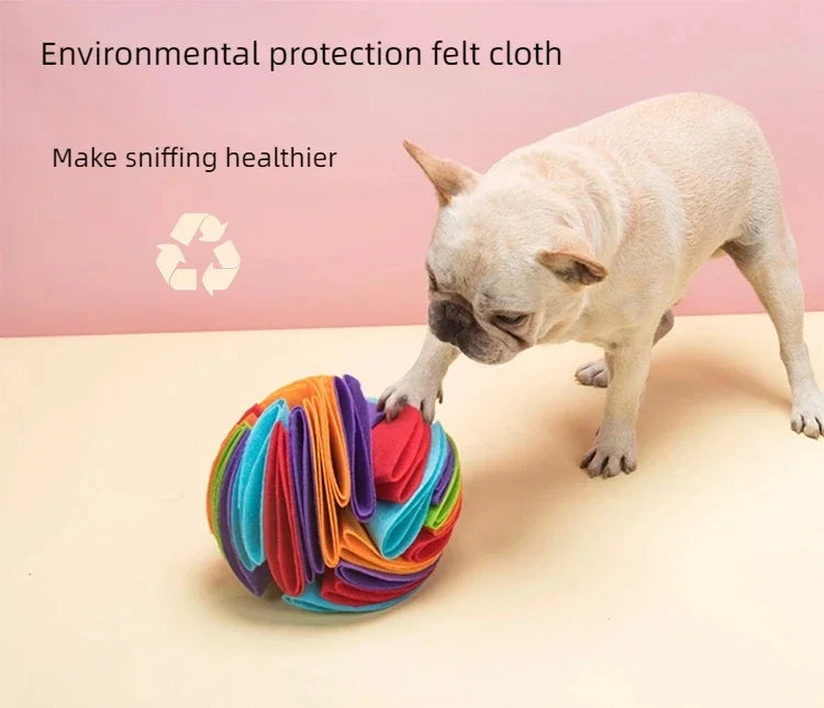 Dog Snuffle Ball Mat Sniffing Training Food Nose Blanket Detachable Slow Feeding Pads Puzzle Toy for Puppy Cats Pet Supplies
