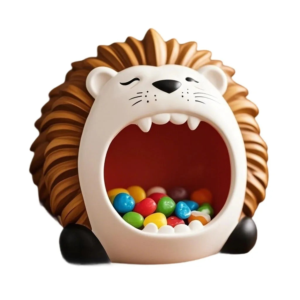 Pet Statue Snack Storage Container Cartoon Resin Desktop Storage Ornaments Household Storage Holder Decoration Supplies Gifts