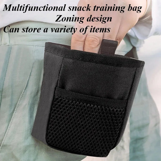Pet Dog Puppy Training Treat Snack Bait Pet Feed Pocket Pouch Obedience Agility Pouch Food Bag Pocket Snack Reward Waist Bag