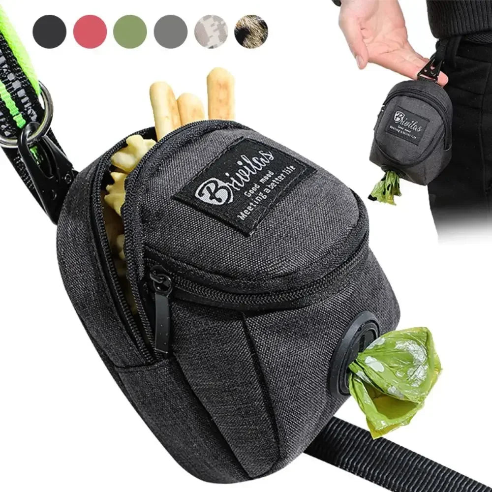 Portable Training Treat Outdoor Pet Dog Treat Pouch Puppy Snack Reward Waist Bag Poop Bag Dog Carriers Bags