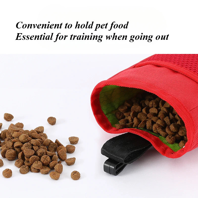 Pet Dog Puppy Training Treat Snack Bait Pet Feed Pocket Pouch Obedience Agility Pouch Food Bag Pocket Snack Reward Waist Bag