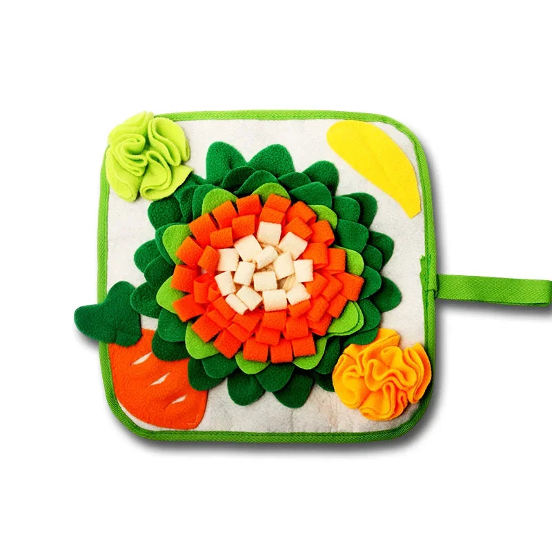 Pet Sniffing Mat, Rabbit Feeding Mat, Hamster Sniffing Training Toy, Foraging Blanket, Emotional Relief, Slow Eating Pad