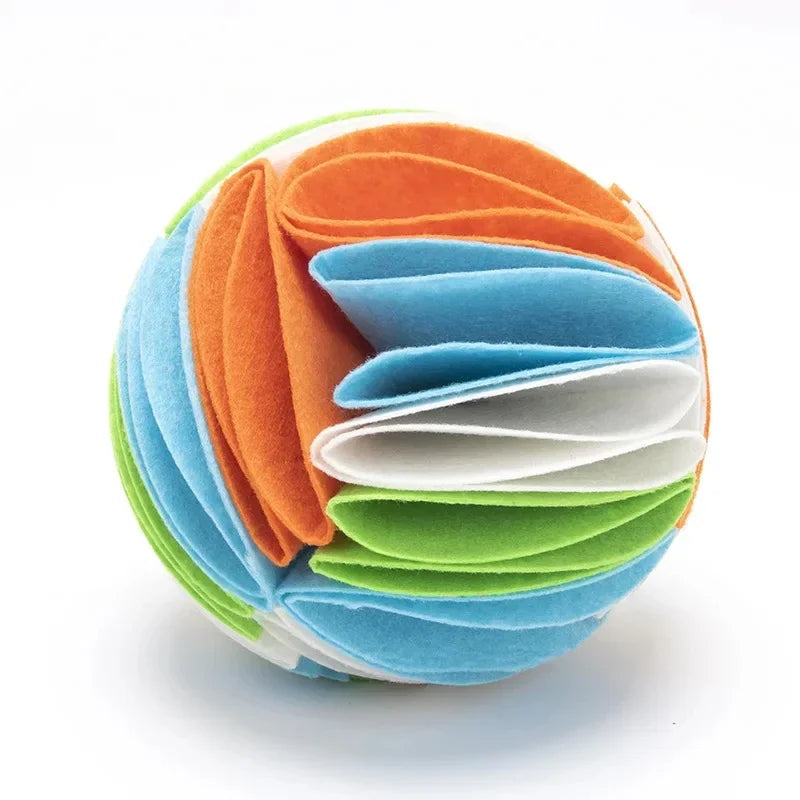 Dog Snuffle Ball Mat Sniffing Training Food Nose Blanket Detachable Slow Feeding Pads Puzzle Toy for Puppy Cats Pet Supplies