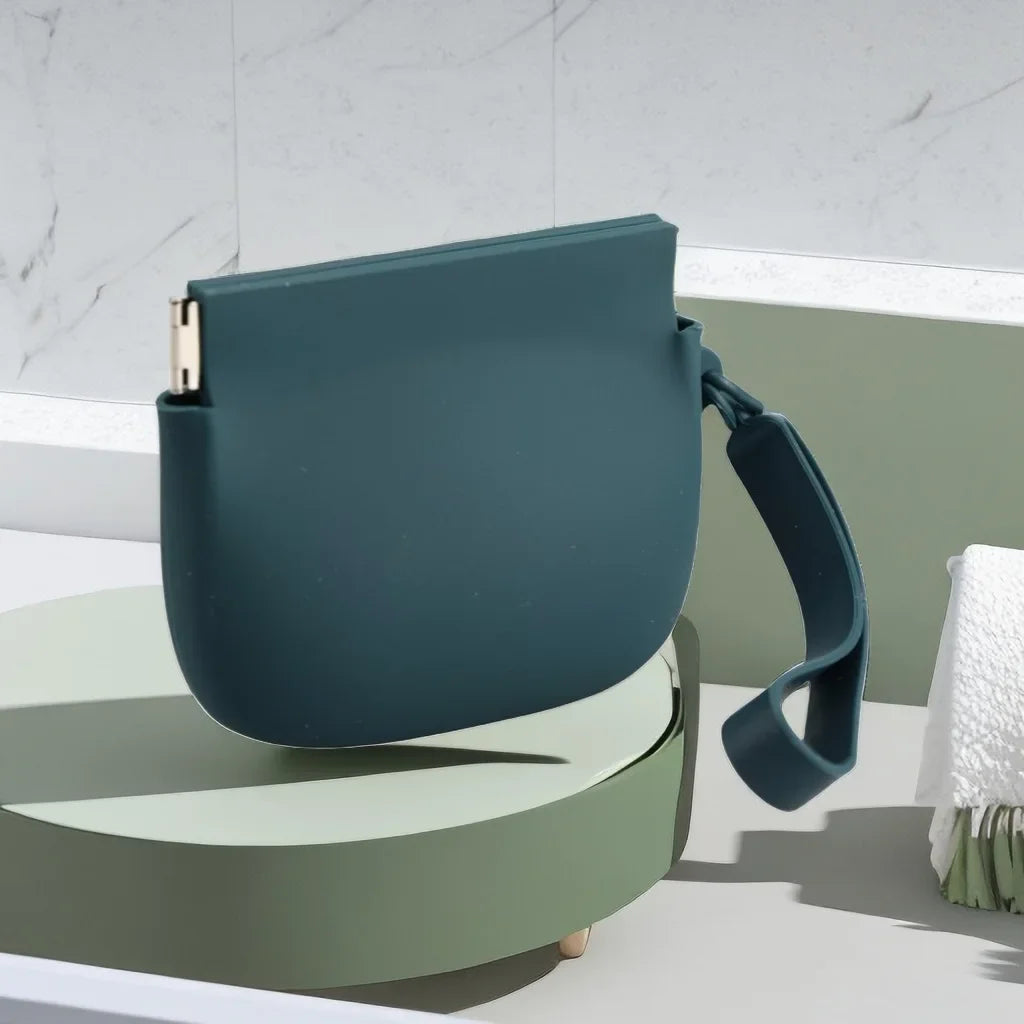 1 Silicone Dog Snack Bag, Portable Pet Snack Bag, Easy To Clean and Waterproof, Convenient Pet Food Bag for Outdoor Training