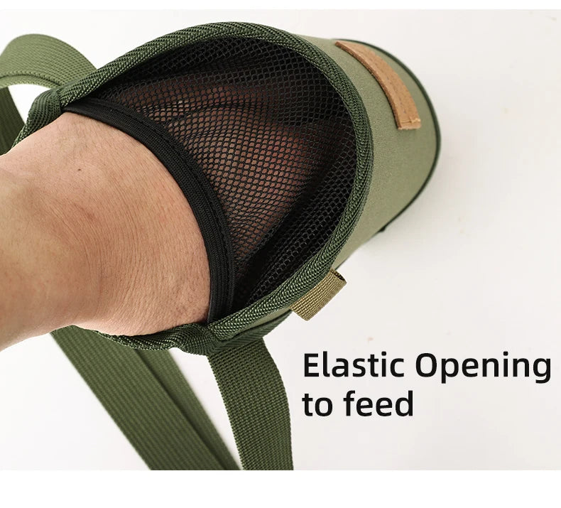 Portable Dog Snack Pocket Outdoor Walking Dog Snack Bag Pet Waist Pack Storage Pouch Puppy Training Bag Food Reward Pet Supplies