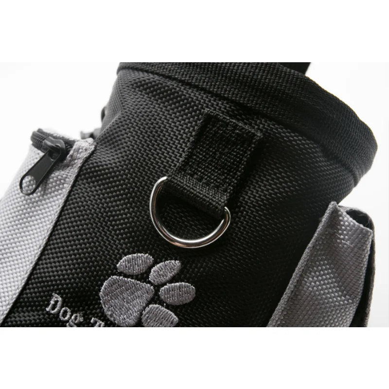 Pet Dog Treat Pouch, Portable Dog Training Bags, Pet Snack Food Container, Puppy Snack Reward Waist Bag for Outdoor Feeding