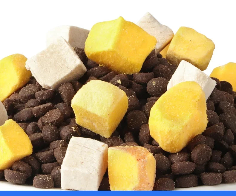 Pet Freezedried Cat Food General Grain-free High Protein Fresh Meat Nutritious Cat Food Main Food Probiotics Grain-free Cat Food