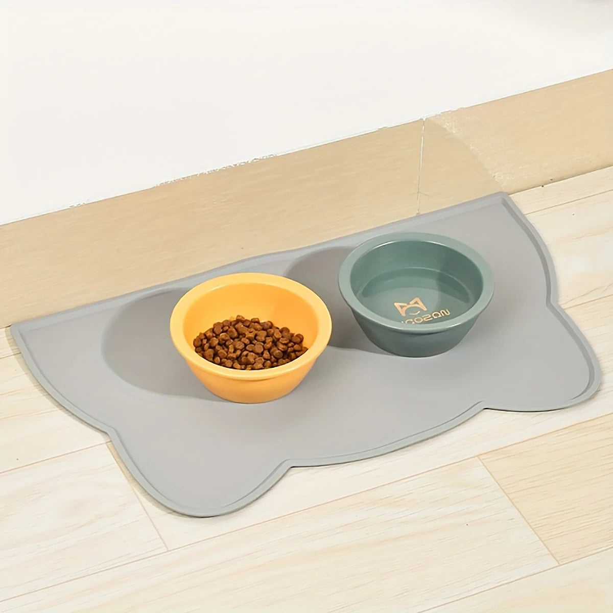 Silicone Pet Feeding Dog Cat Bowl Food Mat Non-Stick Waterproof Pet Food Feeding Pad Puppy Feeder Tray Water Cushion Placemat