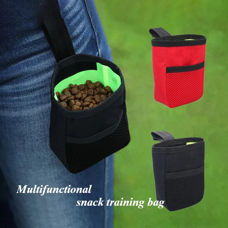 Pet Dog Puppy Training Treat Snack Bait Pet Feed Pocket Pouch Obedience Agility Pouch Food Bag Pocket Snack Reward Waist Bag