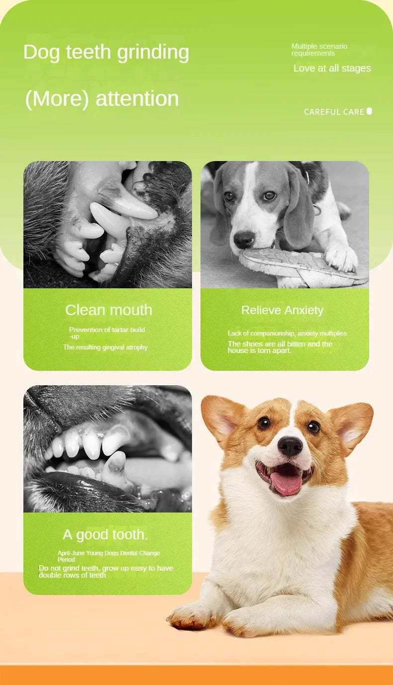 Dog Snacks Lnteractive Rewards Dog Kraft Chicken and Duck Donuts Pet Teething Stick Puppy Chewing Training Snacks Bite Resistant